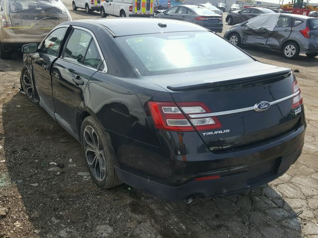 1FAHP2KTXFG169028 - 2015 FORD TAURUS SHO BLACK photo 3