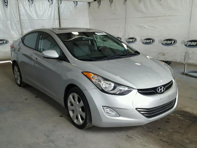 KMHDH4AE4CU313931 - 2012 HYUNDAI ELANTRA SILVER photo 1