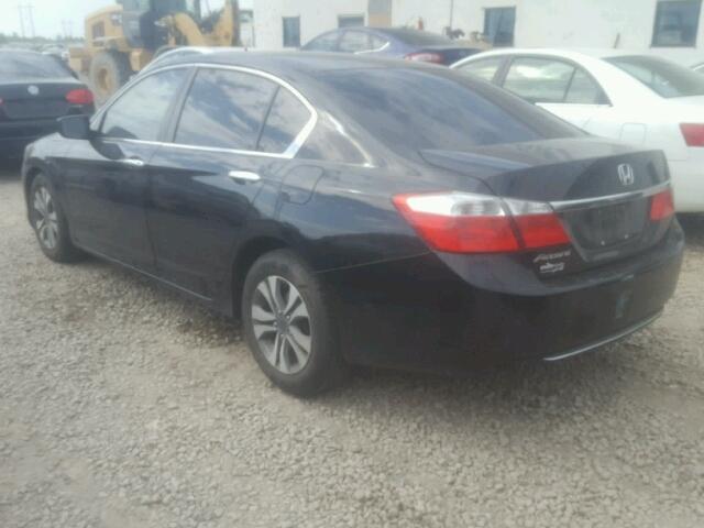 1HGCR2F34DA249905 - 2013 HONDA ACCORD LX 黑色 照片 3