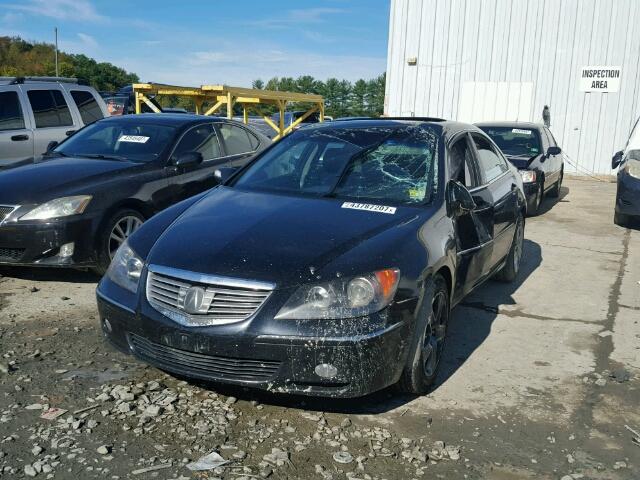 JH4KB16617C002111 - 2007 ACURA RL შავი ფოტო 2