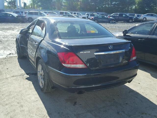 JH4KB16617C002111 - 2007 ACURA RL შავი ფოტო 3