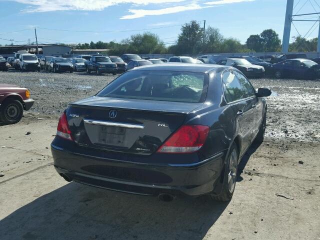 JH4KB16617C002111 - 2007 ACURA RL შავი ფოტო 4
