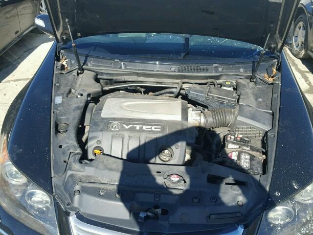 JH4KB16617C002111 - 2007 ACURA RL შავი ფოტო 7