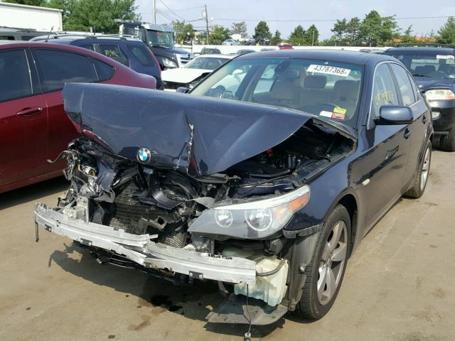 WBANF33577CS39984 - 2007 BMW 525 XI BLUE photo 2