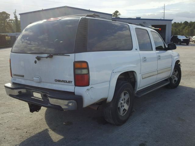 3GNEC16Z64G297938 - 2004 CHEVROLET SUBURBAN C WHITE photo 4