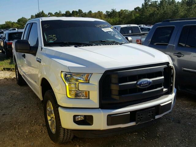 1FTEX1CP2FKF21640 - 2015 FORD F150 WHITE photo 1