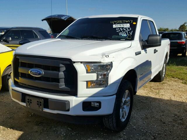 1FTEX1CP2FKF21640 - 2015 FORD F150 WHITE photo 2