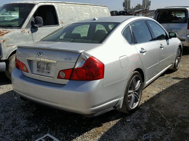 JNKAY01E97M303349 - 2007 INFINITI M35 BASE SILVER photo 4