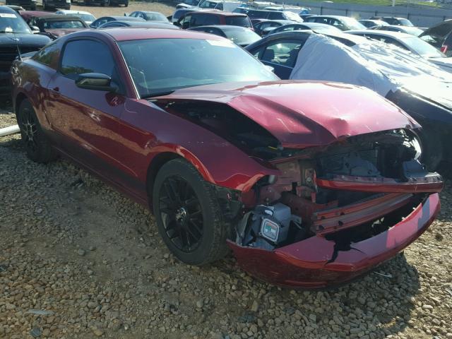 1ZVBP8AM1E5253498 - 2014 FORD MUSTANG BURGUNDY photo 1