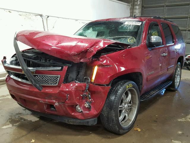 1GNFK13027R426792 - 2007 CHEVROLET TAHOE K150 MAROON photo 2