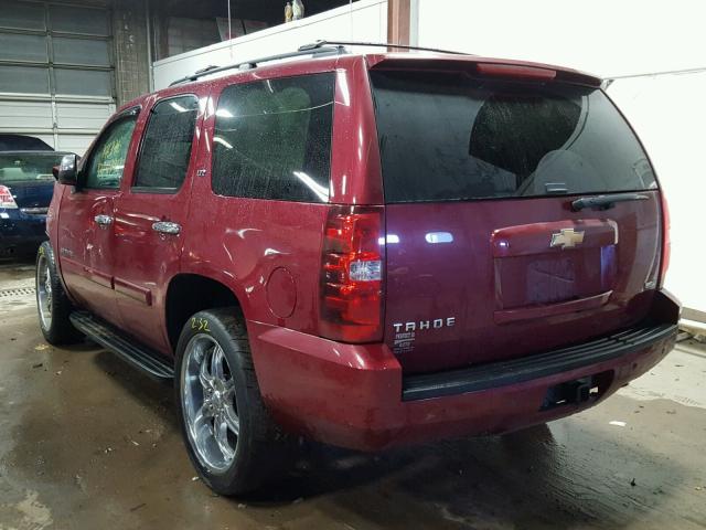 1GNFK13027R426792 - 2007 CHEVROLET TAHOE K150 MAROON photo 3