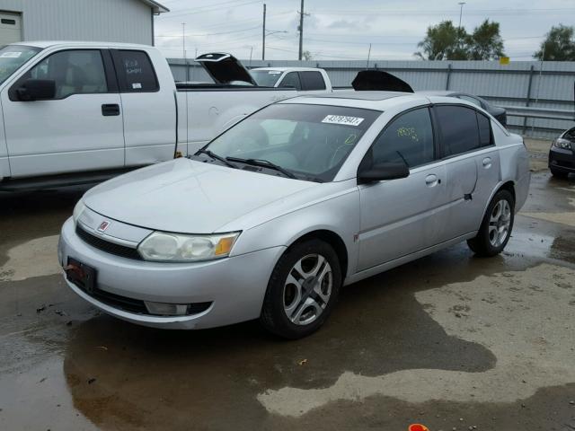 1G8AL52F94Z118828 - 2004 SATURN ION LEVEL SILVER photo 2