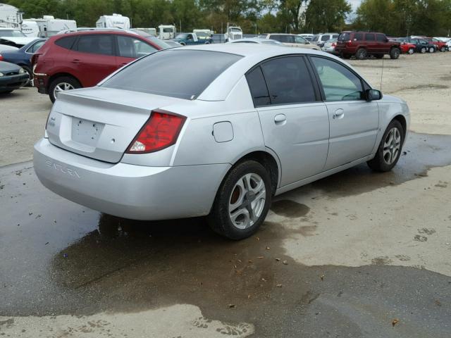 1G8AL52F94Z118828 - 2004 SATURN ION LEVEL SILVER photo 4