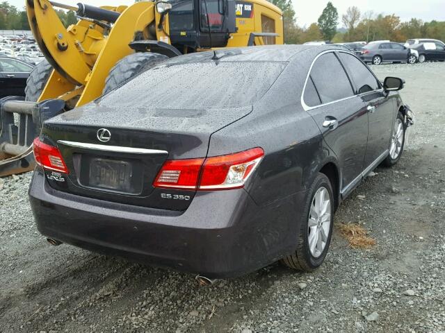 JTHBK1EG1A2361224 - 2010 LEXUS ES 350 BLACK photo 4