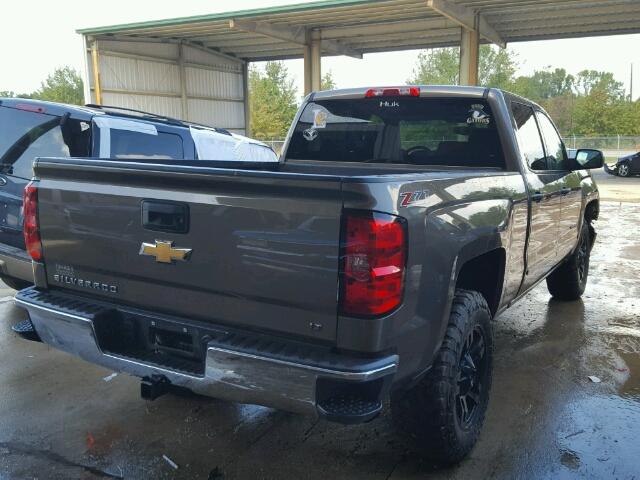 3GCUKREC2FG237595 - 2015 CHEVROLET SILVERADO BROWN photo 4