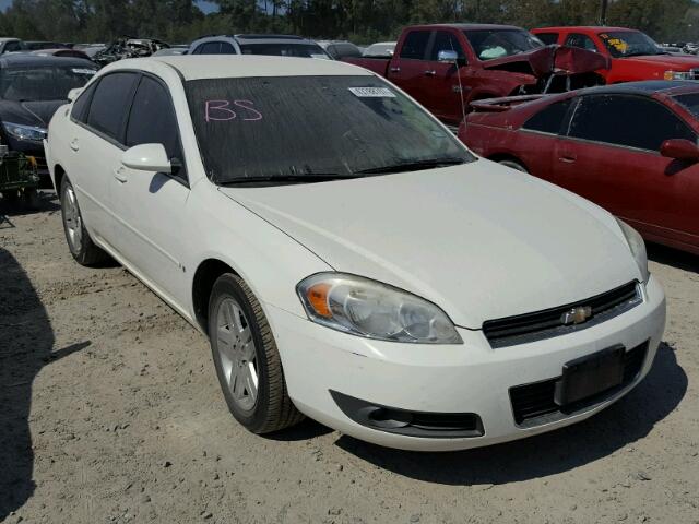 2G1WC583X81210837 - 2008 CHEVROLET IMPALA LT WHITE photo 1