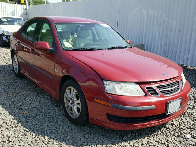 YS3FD49Y061100643 - 2006 SAAB 9-3 BASE RED photo 1