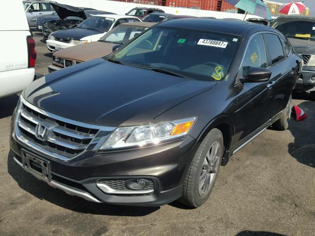 5J6TF2H58EL000514 - 2014 HONDA CROSSTOUR BROWN photo 2