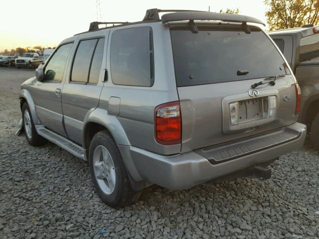 JNRDR07Y31W105794 - 2001 INFINITI QX4 GRAY photo 3