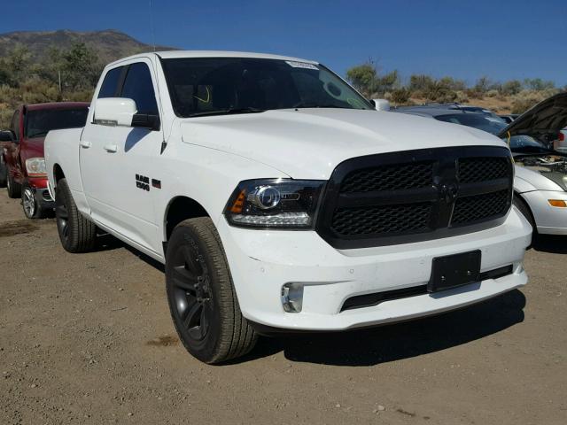 1C6RR7HTXJS176037 - 2018 RAM 1500 SPORT WHITE photo 1