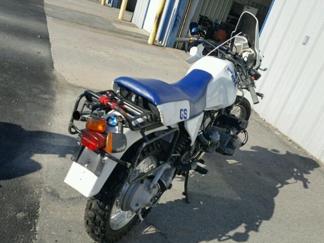 WB1047806J6152393 - 1988 BMW R100 GS WHITE photo 4