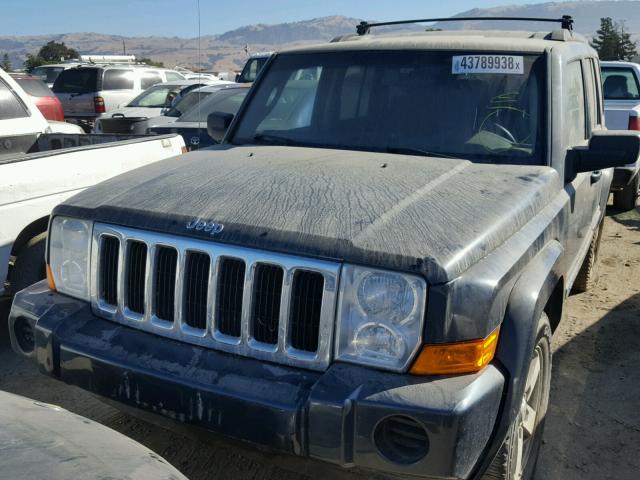 1J8HH48K07C651283 - 2007 JEEP COMMANDER GRAY photo 2