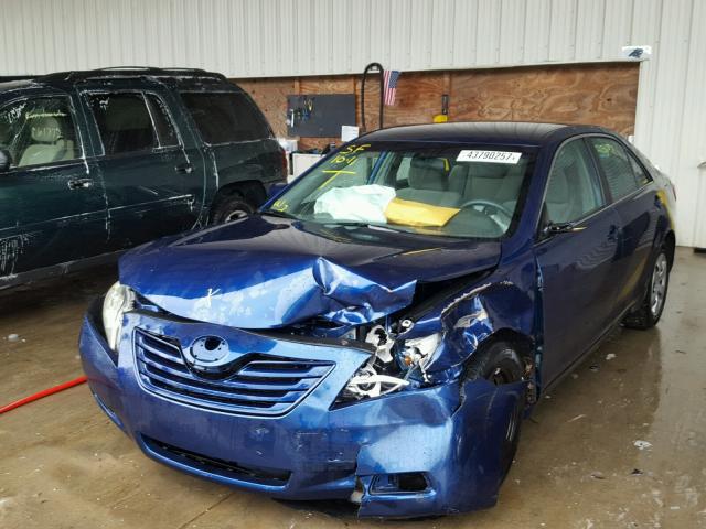 4T1BE46K88U252363 - 2008 TOYOTA CAMRY BLUE photo 2