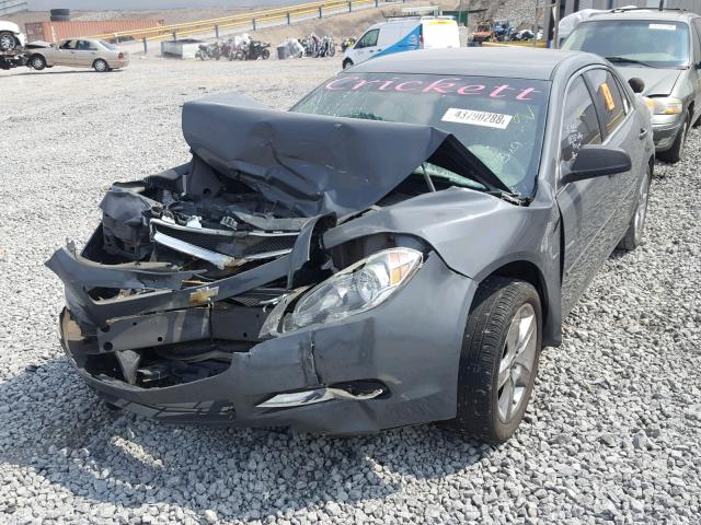 1G1ZG57B19F112784 - 2009 CHEVROLET MALIBU LS ნაცრისფერი ფოტო 2