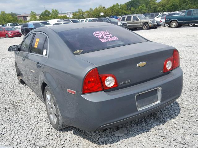 1G1ZG57B19F112784 - 2009 CHEVROLET MALIBU LS ნაცრისფერი ფოტო 3