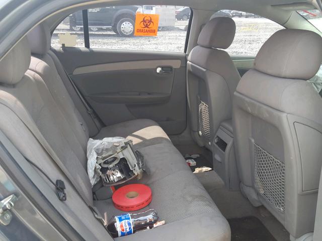 1G1ZG57B19F112784 - 2009 CHEVROLET MALIBU LS ნაცრისფერი ფოტო 6