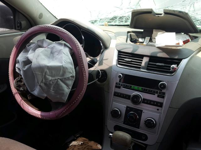 1G1ZG57B19F112784 - 2009 CHEVROLET MALIBU LS ნაცრისფერი ფოტო 9