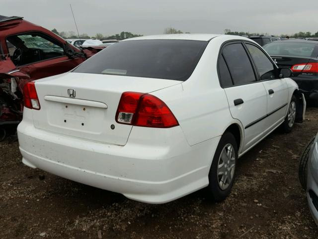 2HGES16405H514192 - 2005 HONDA CIVIC WHITE photo 4