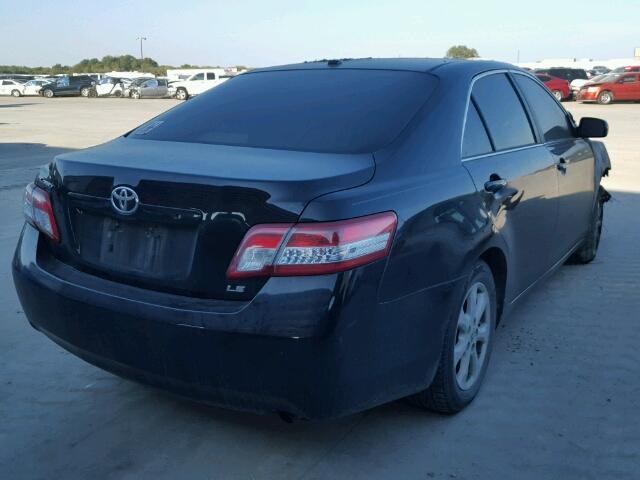 4T4BF3EK2BR163667 - 2011 TOYOTA CAMRY BASE BLACK photo 4