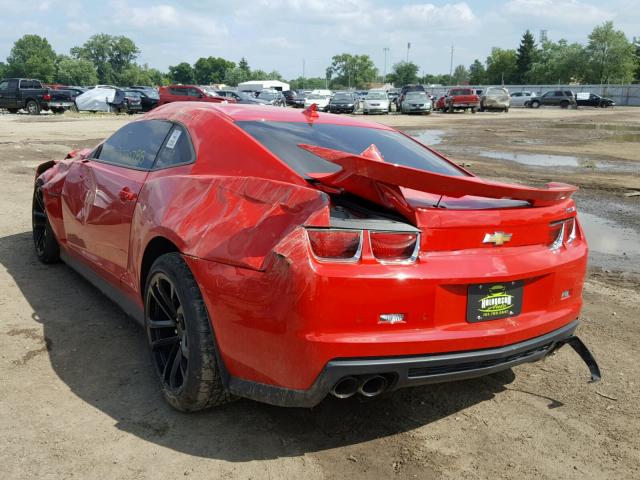 2G1FZ1EP0D9805514 - 2013 CHEVROLET CAMARO ZL1 RED photo 3