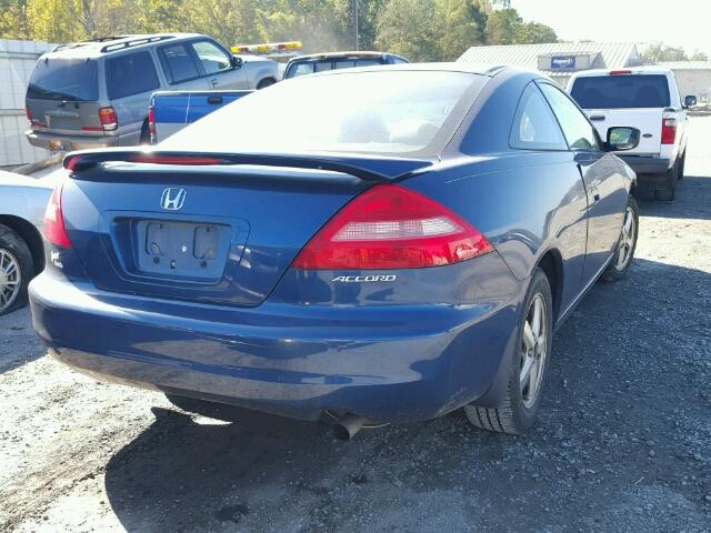 1HGCM72683A036076 - 2003 HONDA ACCORD EX BLUE photo 4