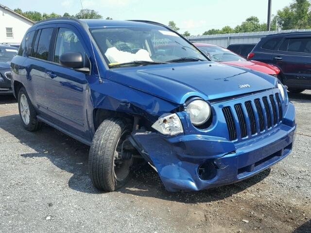 1J4NF4FB6AD593100 - 2010 JEEP COMPASS SP BLUE photo 1
