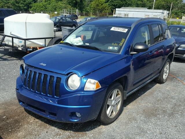 1J4NF4FB6AD593100 - 2010 JEEP COMPASS SP BLUE photo 2
