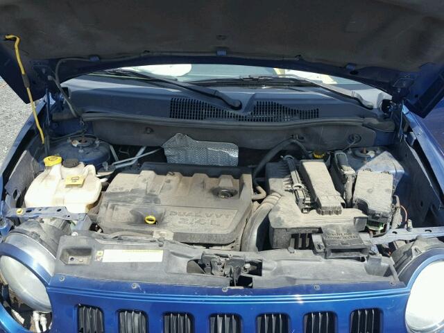 1J4NF4FB6AD593100 - 2010 JEEP COMPASS SP BLUE photo 7