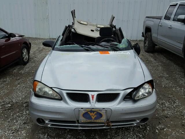 1G2NE52F85M236809 - 2005 PONTIAC GRAND AM S SILVER photo 10