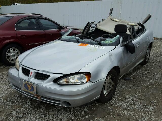 1G2NE52F85M236809 - 2005 PONTIAC GRAND AM S SILVER photo 2