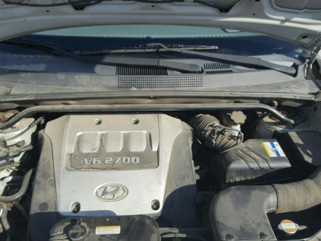 KM8JN72D86U373279 - 2006 HYUNDAI TUCSON GLS SILVER photo 7