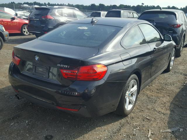 WBA3N9C5XFK247062 - 2015 BMW 428 XI BLACK photo 4