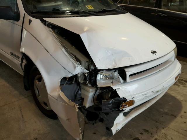 4N2DN11W7SD842953 - 1995 NISSAN QUEST XE WHITE photo 9