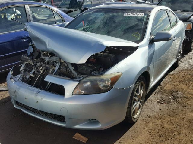 JTKDE177870154731 - 2007 TOYOTA SCION TC ლურჯი ფოტო 2
