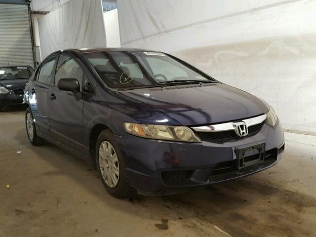 2HGFA16339H501506 - 2009 HONDA CIVIC VP BLUE photo 1