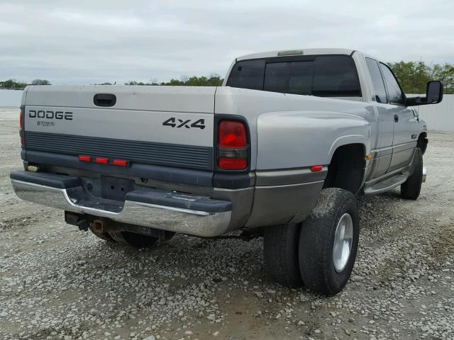 1B7MF3363YJ145038 - 2000 DODGE RAM 3500 GRAY photo 4