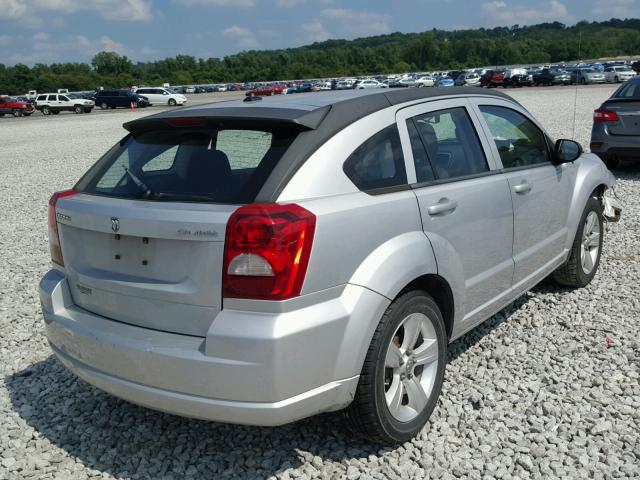 1B3CB3HA3BD262114 - 2011 DODGE CALIBER MA SILVER photo 4