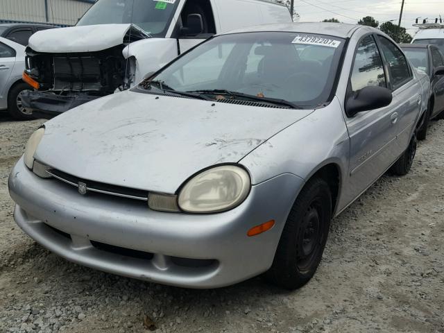 1B3ES46C01D117792 - 2001 DODGE NEON GRAY photo 2