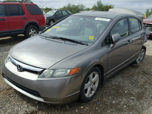 1HGFA16816L041112 - 2006 HONDA CIVIC EX 灰色 照片 2