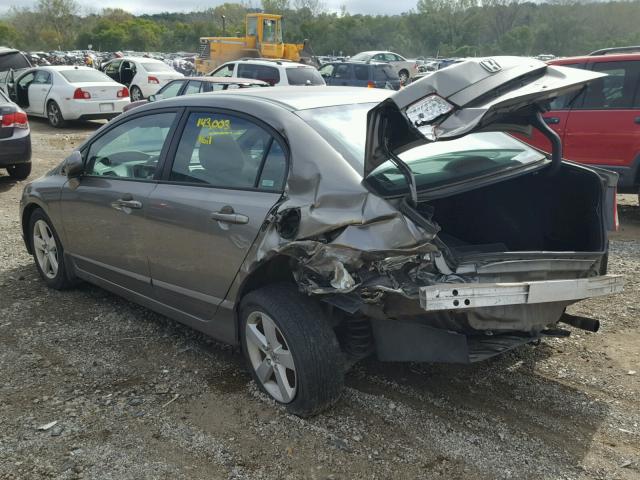 1HGFA16816L041112 - 2006 HONDA CIVIC EX GRAY photo 3